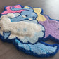 fluffy blue bird